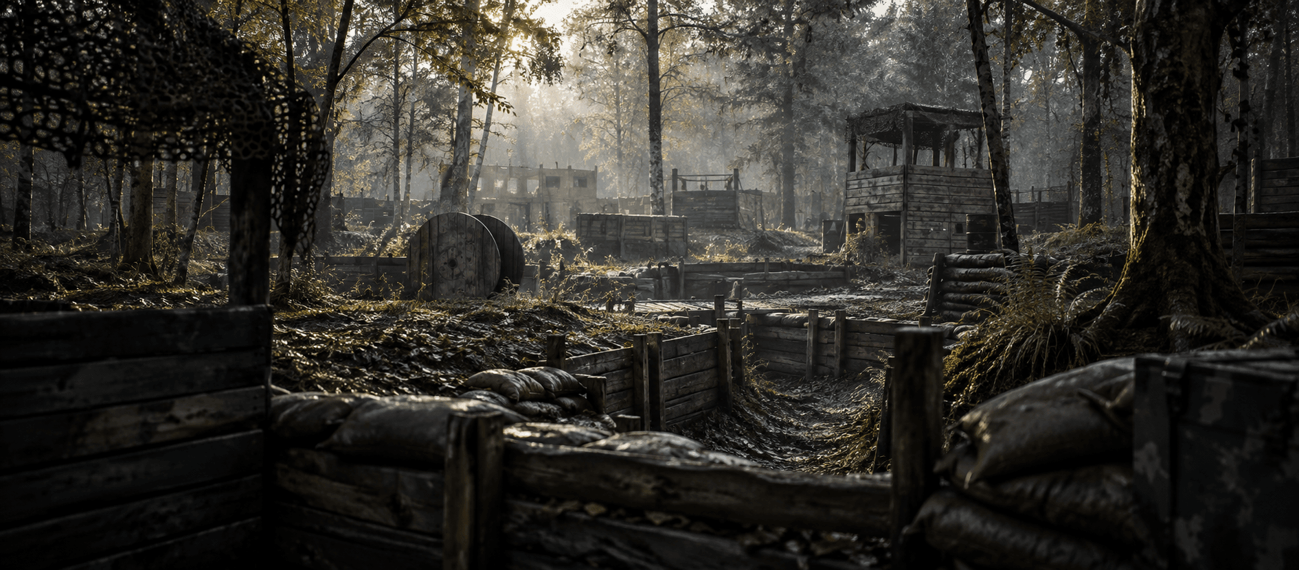 HQ Airsoft – The Outpost venue-inspired banner